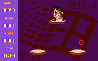 Pie Bill Gates atari screenshot